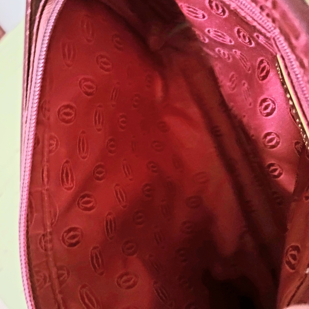 Purse. Clutch bag. Vintage Cartier leather - Picture 6 of 10